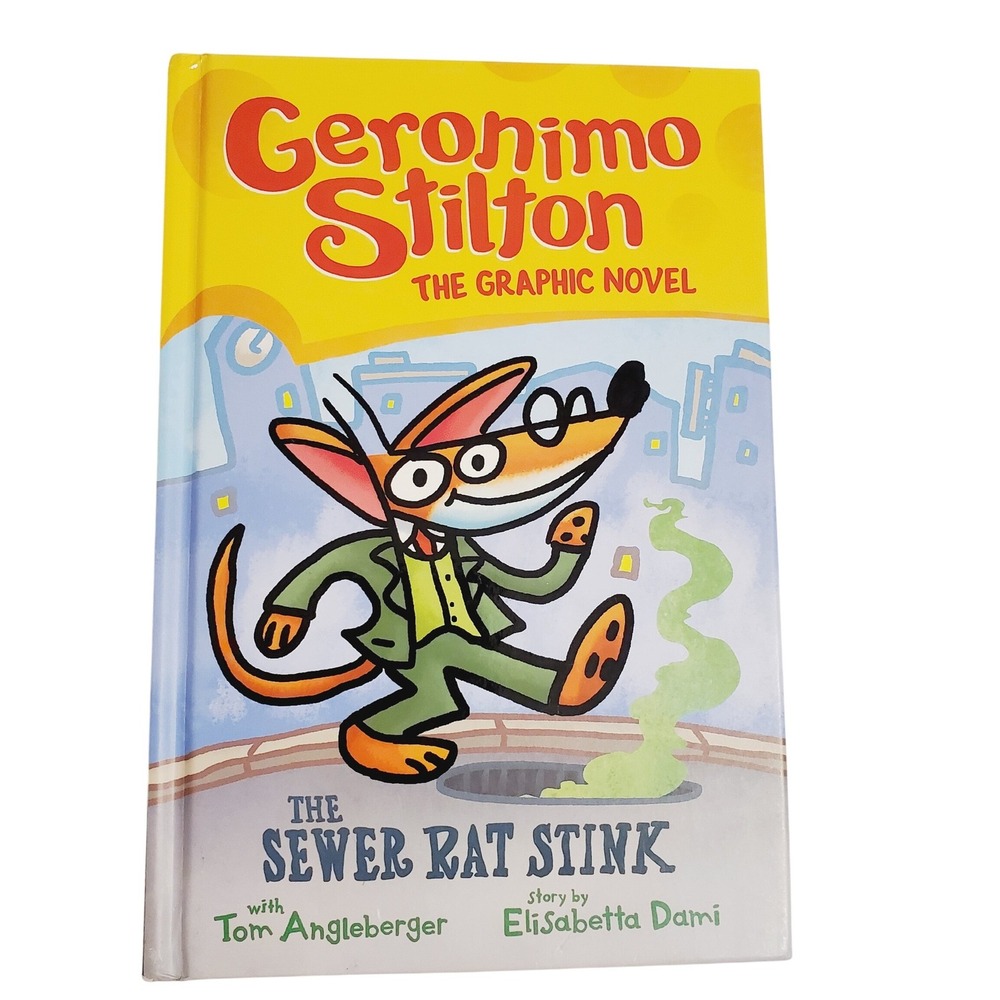 Geronimo Stilton The Sewer Rat Stink Graphic Novel Tom Angleberger Hardcover‎